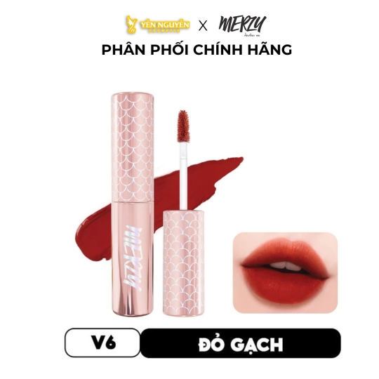 Son Kem Lì, Bền Màu, Lâu Trôi Merzy The First Velvet Tint 4.5g (Phiên Bản Mỹ Nhân Ngư)