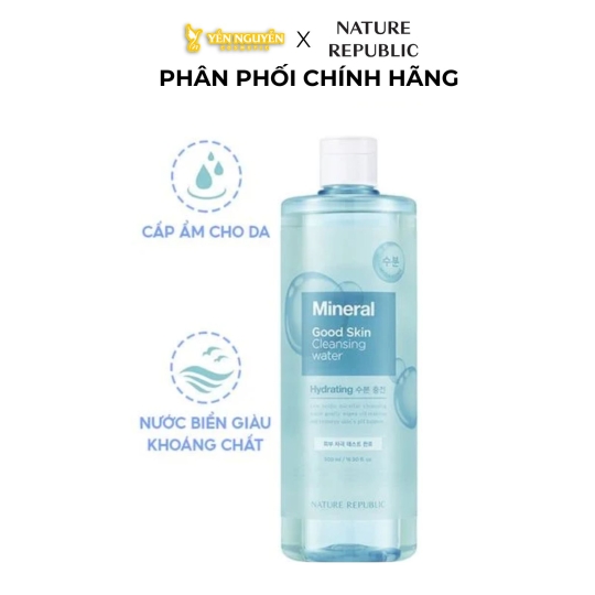 Nước Tẩy Trang Mineral Good Skin Hydrating Nature Republic 500ml 