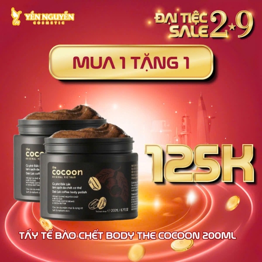 [MUA 1 TẶNG 1] Tẩy Tế Bào Chết Body Cocoon 