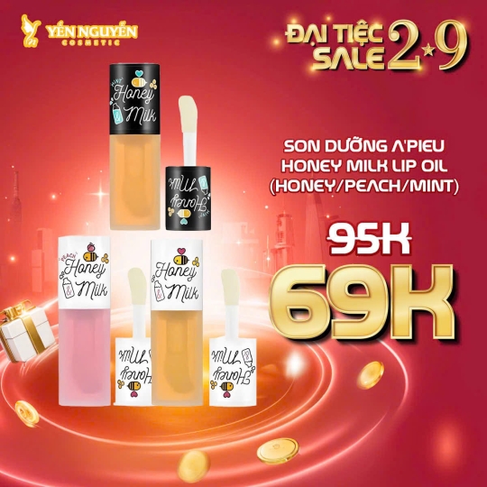 Son Dưỡng Môi Dạng Dầu A'Pieu Honey & Milk Lip Oil