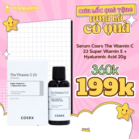 Serum Cosrx The Vitamin C 23 Super Vitamin E + Hyaluronic Acid 20g