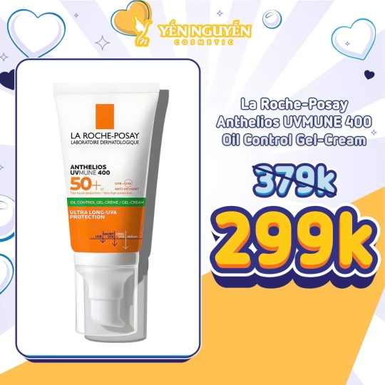 Kem Chống Nắng La Roche-Posay Kiểm Soát Dầu Anthelios XL SPF 50+ 50ml