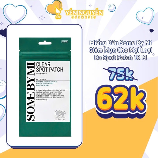 Miếng Dán Mụn Clear Spot Patch Some By Mi 18 Miếng