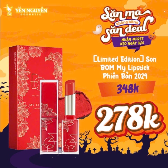 [PHIÊN BẢN ĐẶC BIỆT 2024] Son Thỏi Lì, Lên Màu Chuẩn BOM My Lipstick