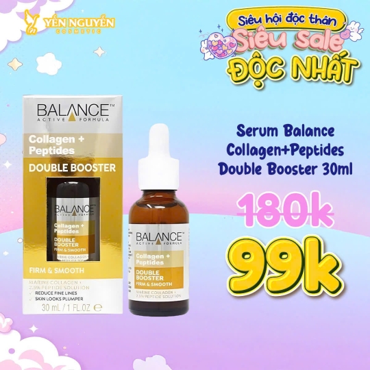 Serum Balance Collagen+Peptides Double Booster 30ml