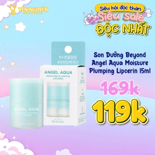 Son Dưỡng Beyond Angel Aqua Moisture Plumping Lipcerin 15ml