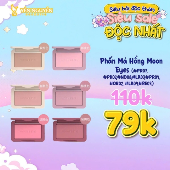 Phấn Má Hồng Moon Eyes 6.5g