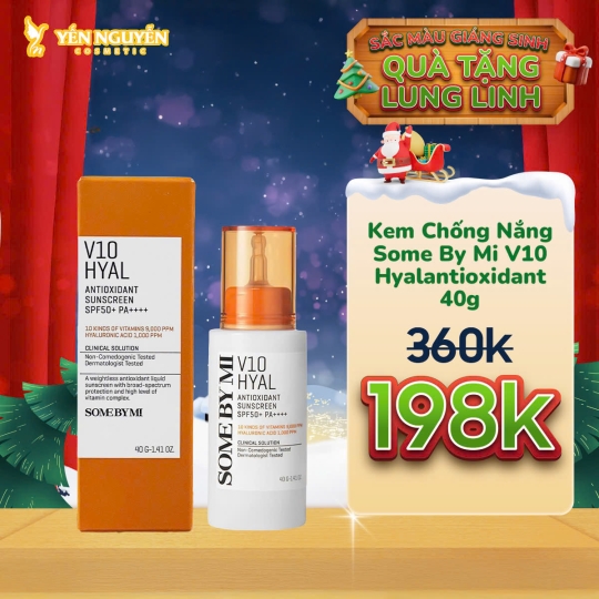 Kem Chống Nắng Some By Mi V10 Hyal Antioxidant Sunscreen 40g