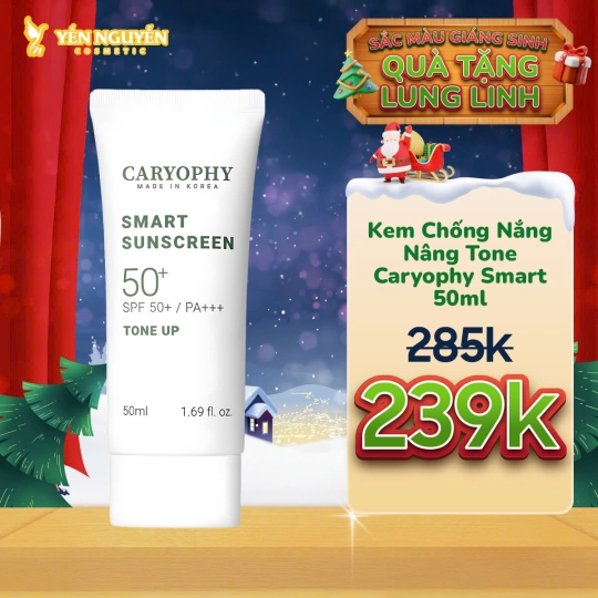 Kem Chống Nắng Caryophy Smart Sunscreen Tone Up SPF50+/PA+++ 50ml