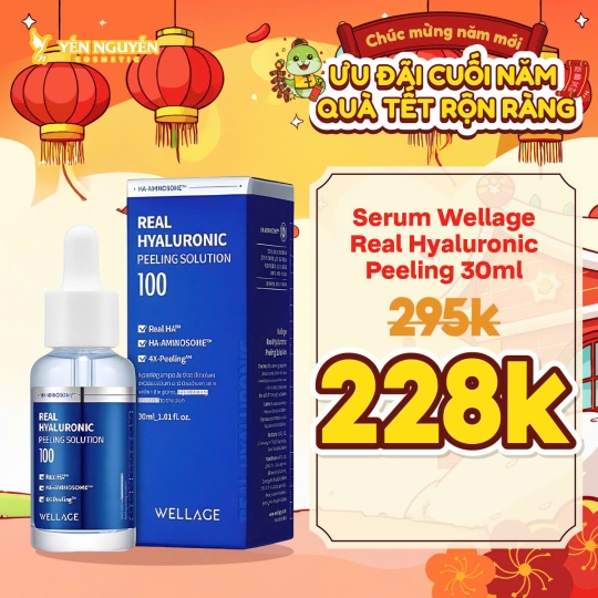 Serum Wellage Real Hyaluronic Peeling solution 30ml