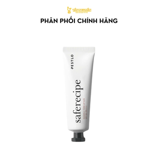 Kem Chống Nắng Pestlo Saferecipe Niamin C Tone Up Sun SPF 50+ PA+++++ 50ml (hồng)