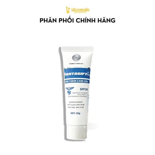 Gel Giảm Mụn SANTAGIFT Pro SPF30 3 In 1 Skin Care Gel 20g