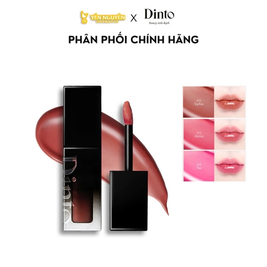 Son Tint Bóng Thuần Chay DINTO Blur-Glowy Lip Tint