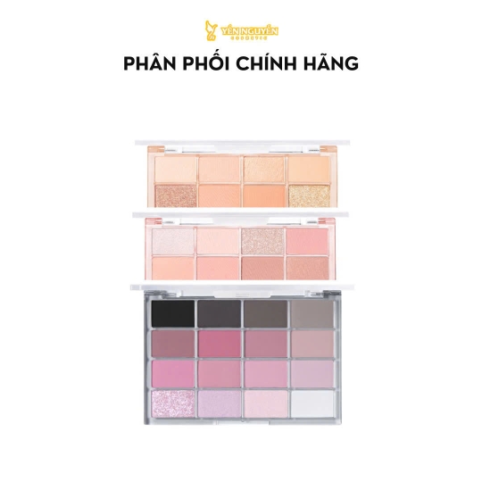 Bảng Mắt Wakemake Soft Blurring Eye Palette Special Set 16 Ô 14G