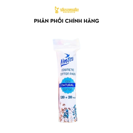 bông tẩy trang linteo 140 miếng