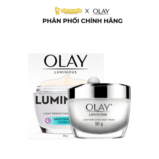 Kem Dưỡng Olay Luminous Light Perfecting Ban Đêm Dưỡng Sáng Da 50g