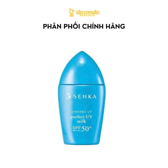 Sữa Chống Nắng Kiềm Dầu Mịn Lì Cho Da Dầu Senka Perfect UV Milk SPF50+ PA++++ 40ml