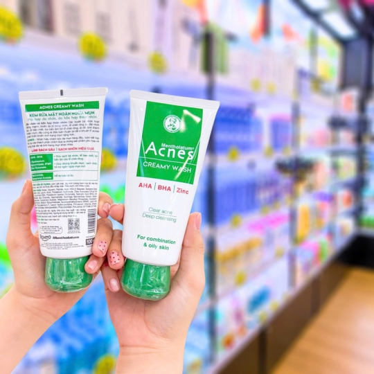 Kem/Gel Rửa Mặt Acnes Ngăn Ngừa Mụn Ceramy Wash 100g